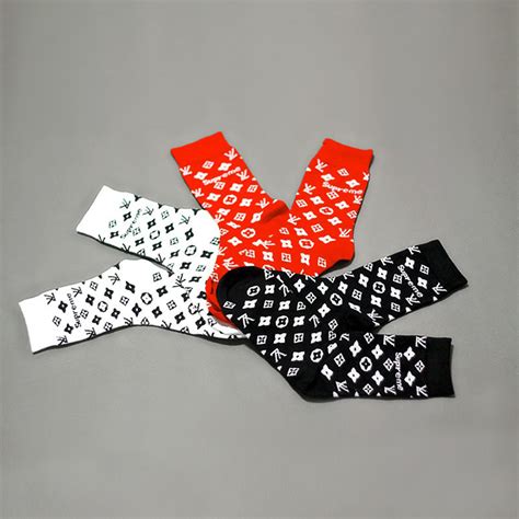 louis vuitton mens socks|white louis vuitton socks.